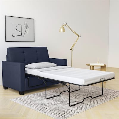 Better Homes & Gardens Porter Loveseat Sleeper Sofa with Twin Memory Foam Mattress