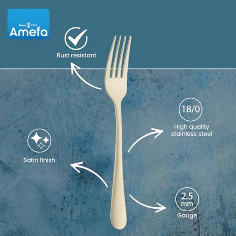 Amefa Austin 20 Piece Flatware Set - 4.5" L x 10" W x 3.5" H