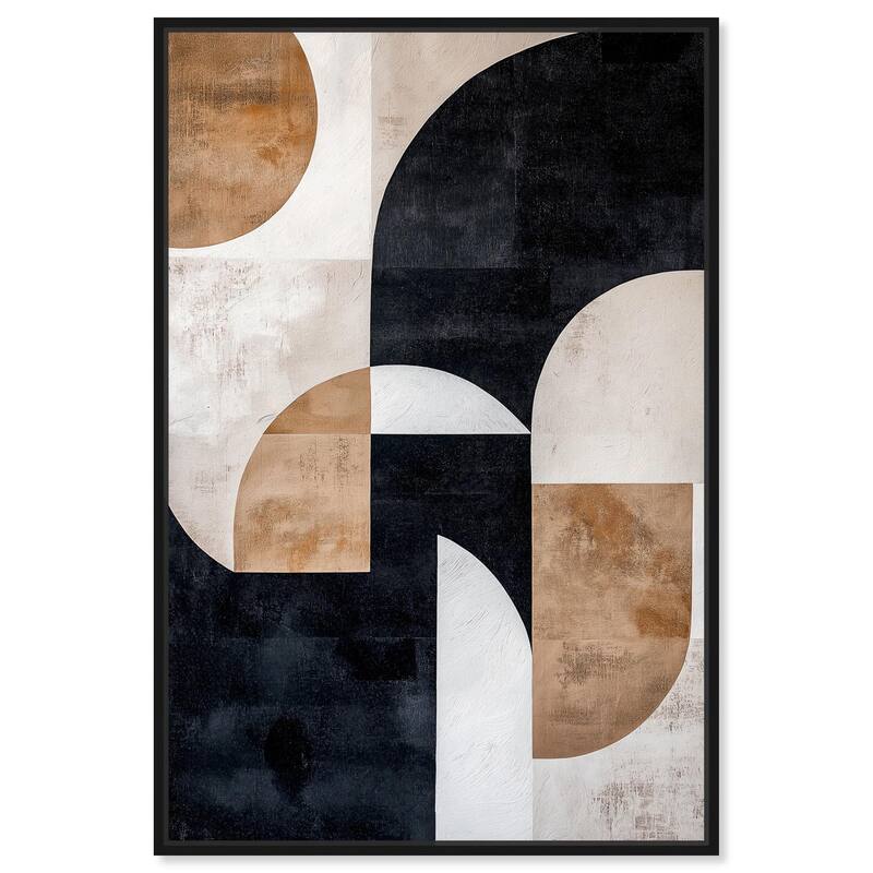 Arching Forms II Canvas by Art Remedy - Black - 10" x 15"