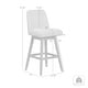preview thumbnail 116 of 176, Amalie Upholstered Bar Stool, Swivel Counter Height Stool with Solid Wood Frame