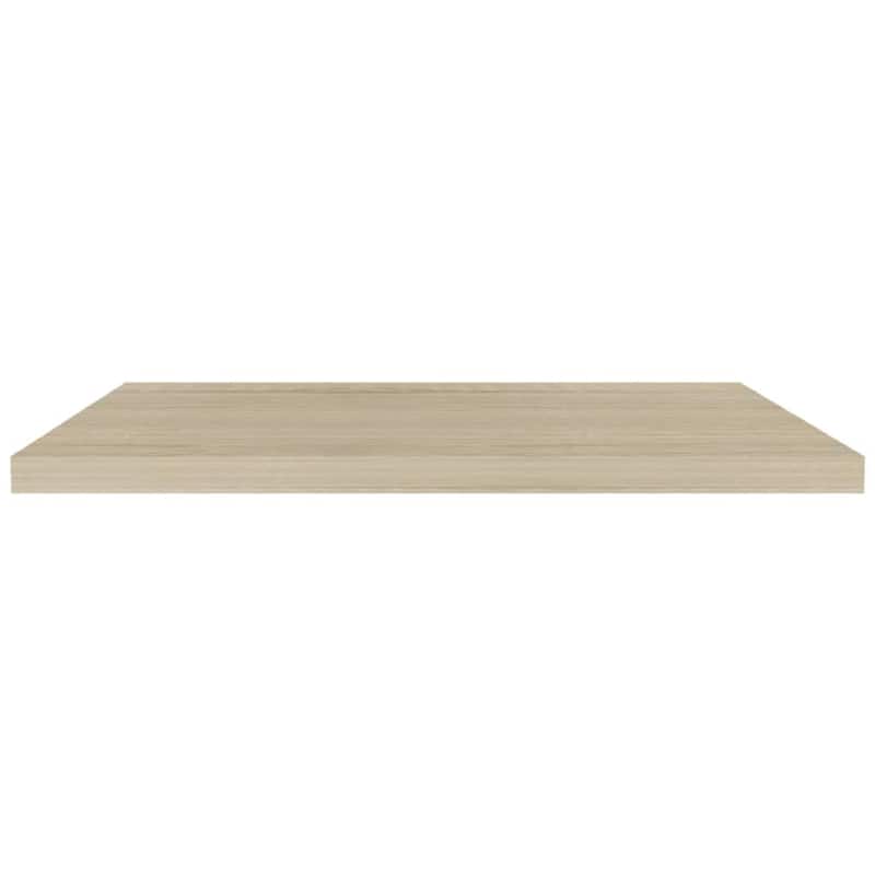 Zyno Floating Wall Shelf, 35 Inch, Oak Brown MDF Body