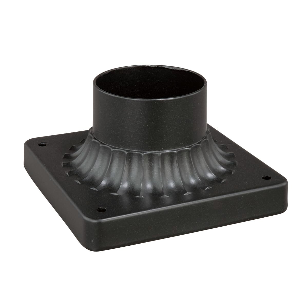 Vaxcel Lighting T00 6" Wide Steel Pier Mount Adapter Base -