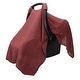 preview thumbnail 14 of 45, Comfy Cubs Baby Car Seat Cover - Infant Car Seat Cover for Sun with Large Size Car Seat Canopy Wine