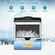 preview thumbnail 5 of 8, Costway 2-in-1 Stainless Steel Countertop Ice Maker Water Dispenser - See Details