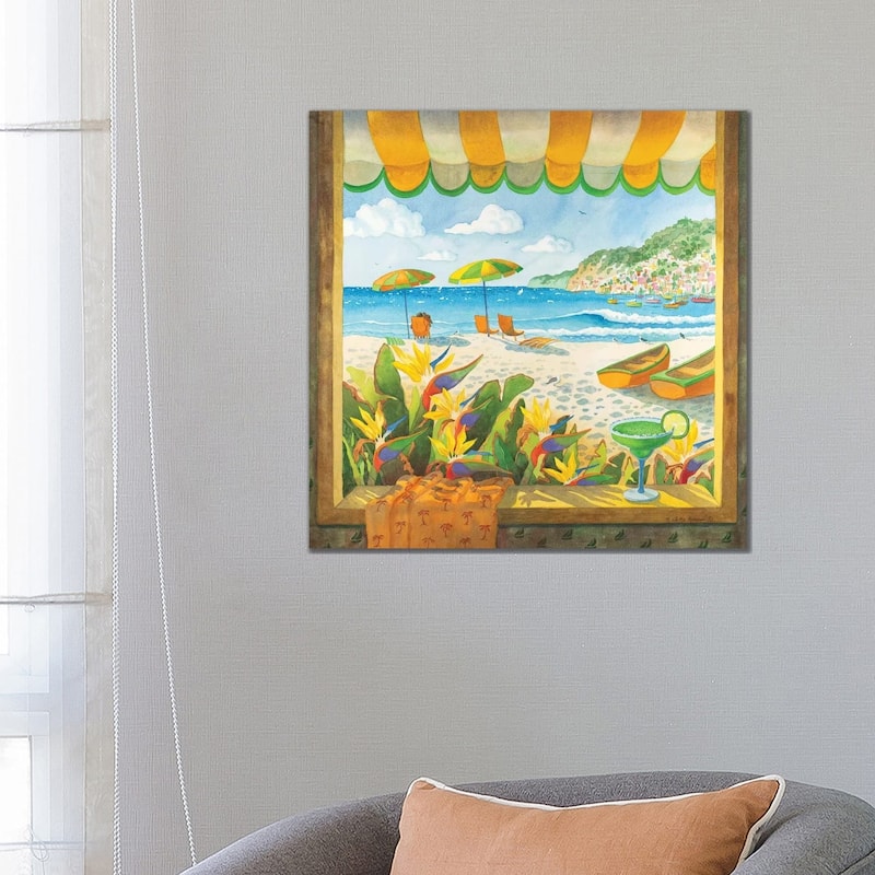 iCanvas "Window To The Sea" by Robin Wethe Altman Canvas Print - 26x26x1.5