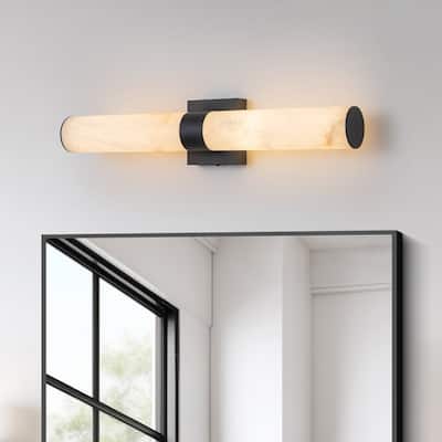 Modern Marble Texture Linear Dimmable LED Vanity Light