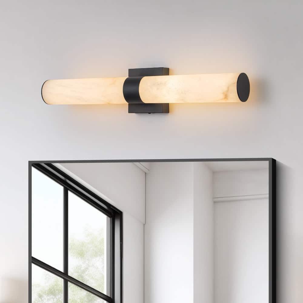 Modern Marble Texture Linear Dimmable LED Vanity Light