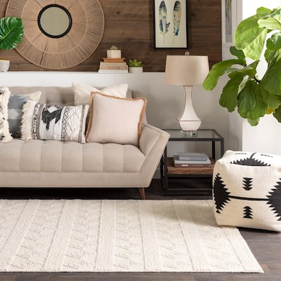 Livabliss Freya Handmade Modern Rustic Area Rug