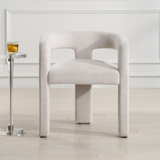Upholstered Dining Chair - 28" - Cream
