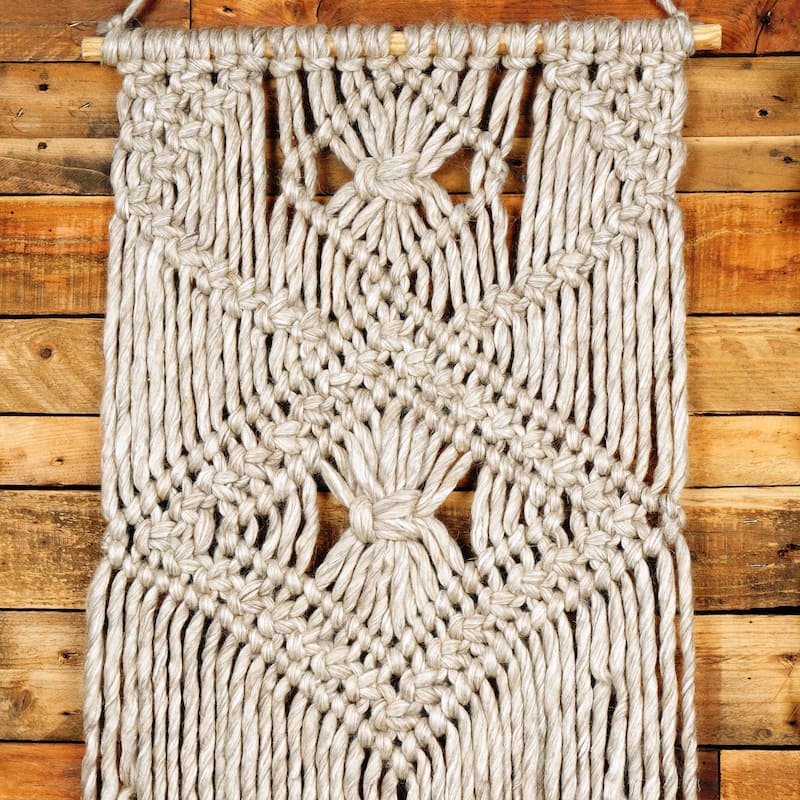 Loominaire Rustic Macrame Wallhanging "Krabi" Hand Woven
