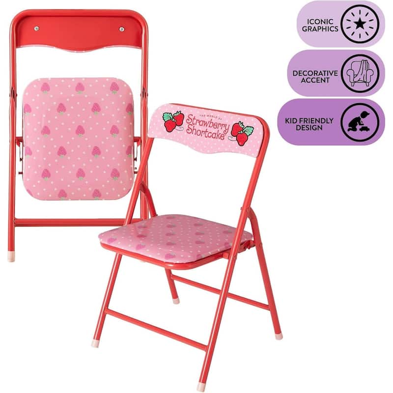 Strawberry Shortcake 3 Piece Kids Activity Table and Chair Set