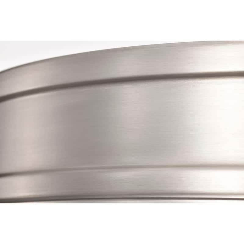 Kendall - 14 Inch LED Flush Mount - Brushed Nickel with Alabaster Glass - Brushed Nickel