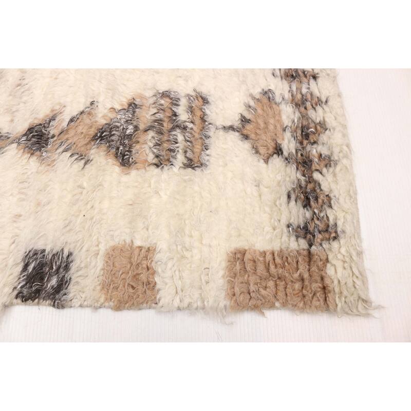 ECARPETGALLERY Hand-knotted Tangier Ivory Wool Rug - 8'0 x 10'2