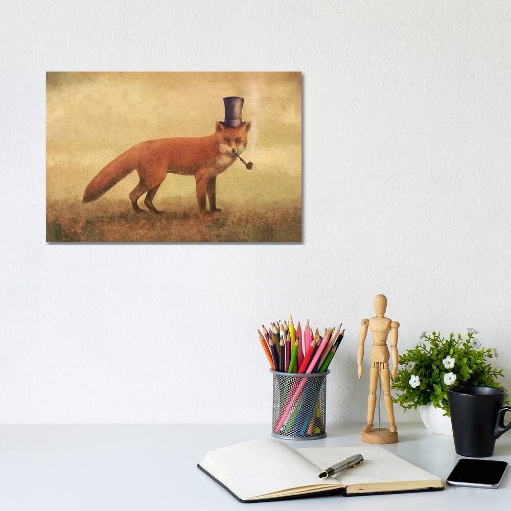 iCanvas "Crazy Like A Fox" by Terry Fan Canvas Print
