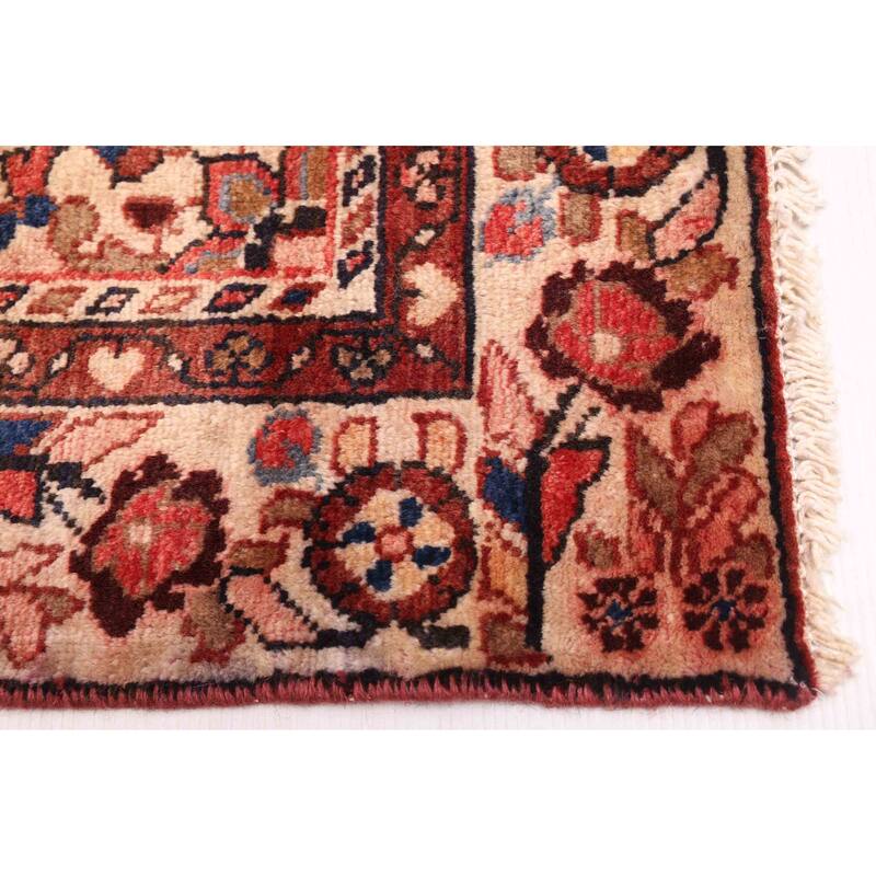 ECARPETGALLERY Hand-knotted Andelz Red Wool Rug - 4'7 x 7'7