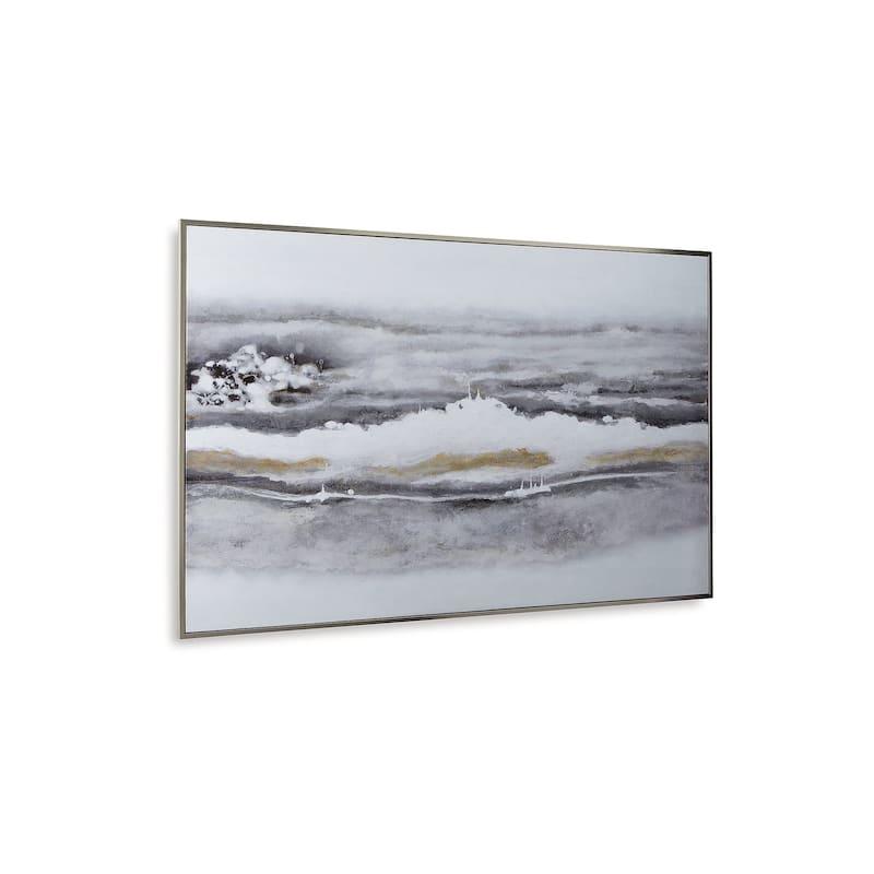 Signature Design by Ashley Acebell Gray/White Wall Art