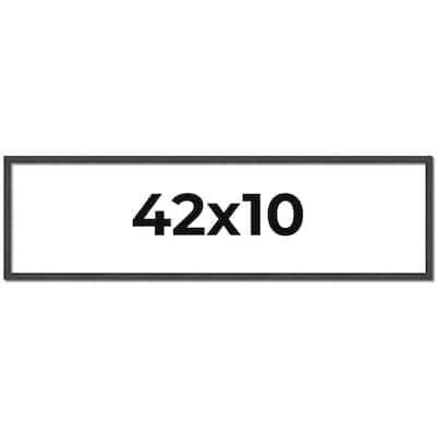 42x10 Frame Brown Solid Wood Picture Frame - Complete Modern Photo