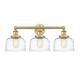 Option Brushed Brass / Clear Deco Swirl