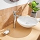 preview thumbnail 14 of 19, Vibrantbath Waterfall Bathroom Vessel Sink Faucet with Drain