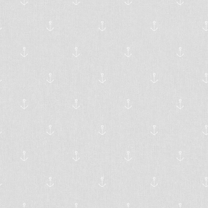 Veer Decor Anchors Away Wallpaper - Grey