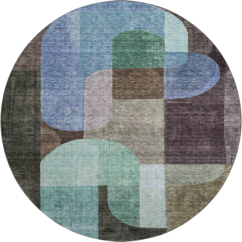 Premium Washable Super Soft Modern Retro Mayfield Rug