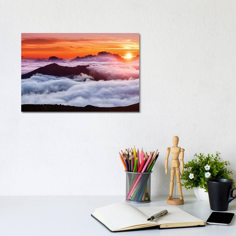 iCanvas "Haleakal Crater, Haleakala National Park" by Susanne Kremer Canvas Print - 8x12x0.75
