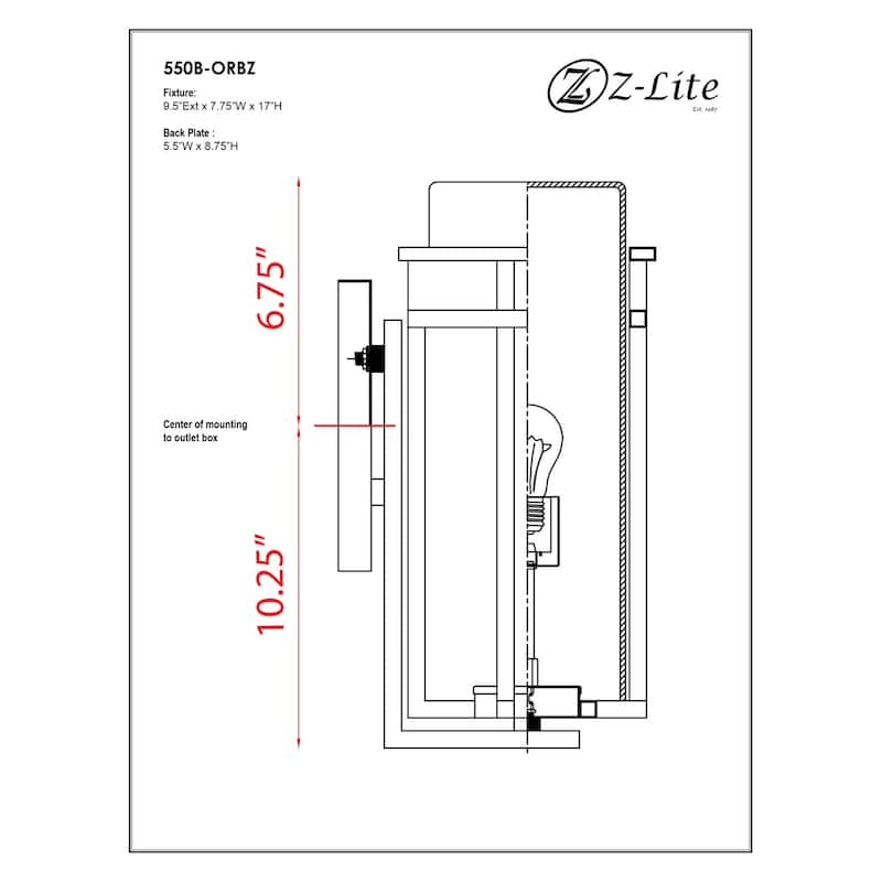 Z-Lite Abbey 17" Tall 1 Light Wall Sconce with Matte Opal Glass