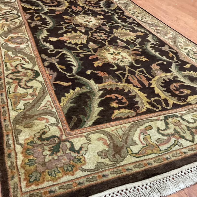 HERAT ORIENTAL Handmade Mahal Wool Rug - 3'10" x 6'