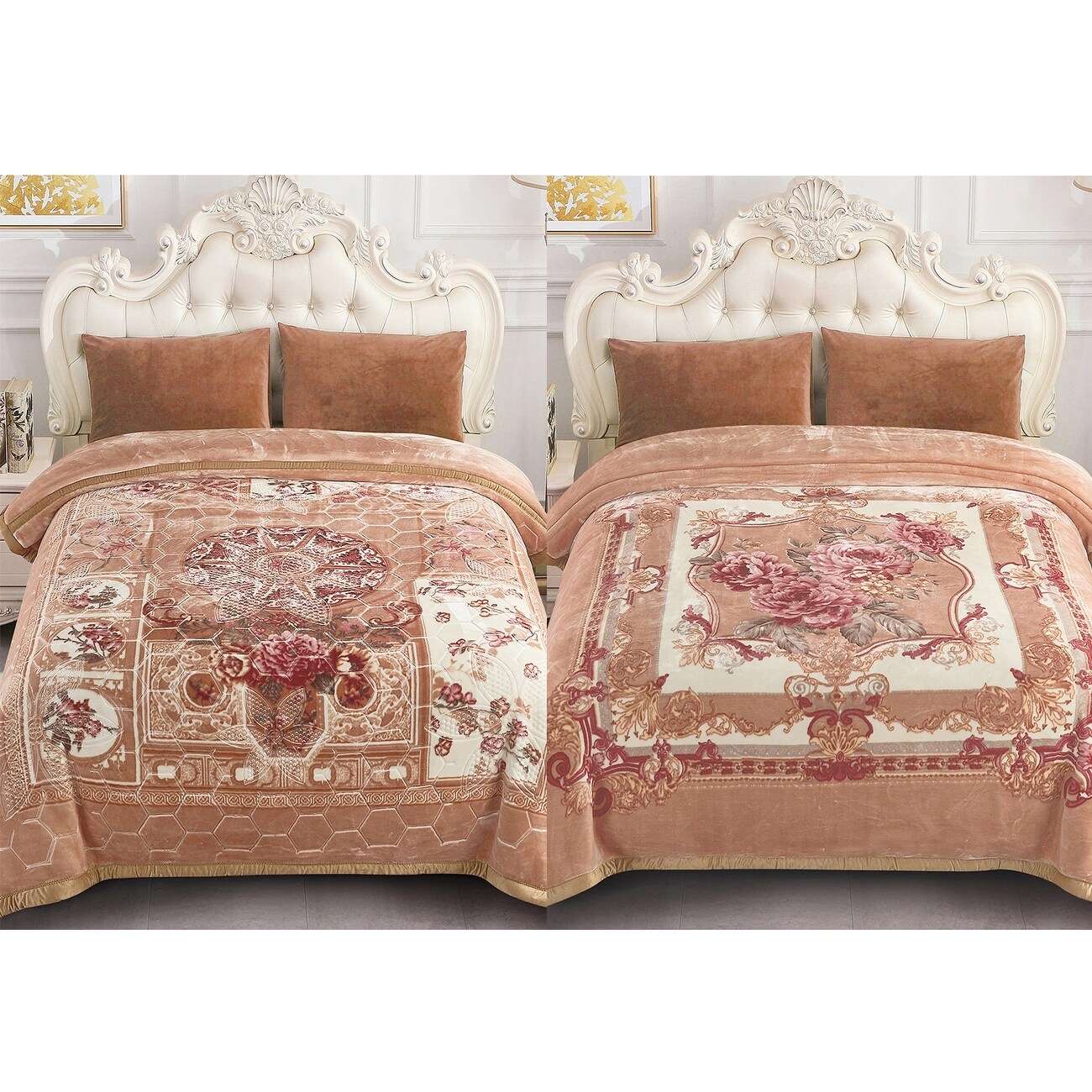Reversible Vintage Think Blanket For Winter - 10lbs - Bed Bath