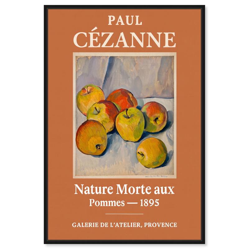 Apples of Cezanne Canvas by Art Remedy - Black - 20" x 30"