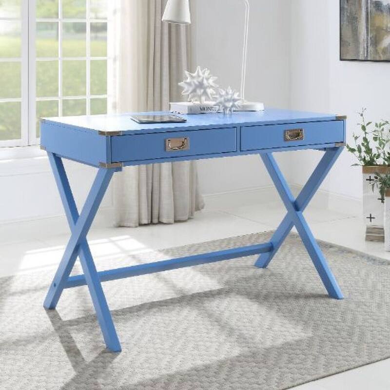 Vanity Table Home Office Computer Laptop Desks Blue - 10' x 14' - Blue