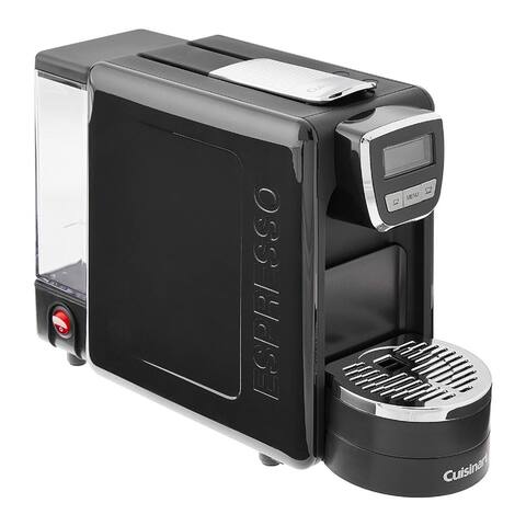 Cuisinart Espresso Defined Stainless Steel Espresso Machine (Black) - 13.5" x 5.75" x 9.5"