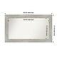 preview thumbnail 113 of 119, Dove Greywash Framed Non-Beveled Custom Wall Mirror, Bathroom Vanity Mirror Outer Size: 46 x 27