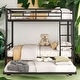 preview thumbnail 2 of 46, Multifunctional Full XL Over Queen Metal Bunk Bed With Trundle,Save Space or Split Into 2 Beds