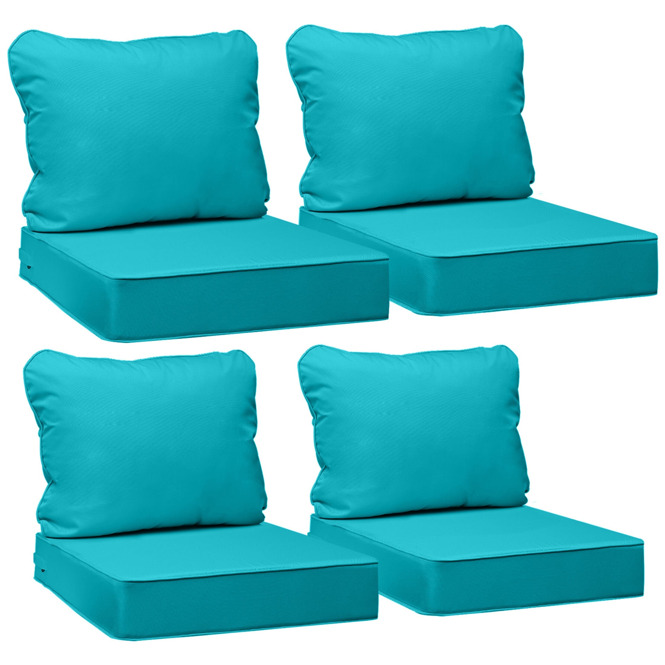 Waterproof Outdoor Deep Seat Cushion Set for Patio Furniture and Chairs
