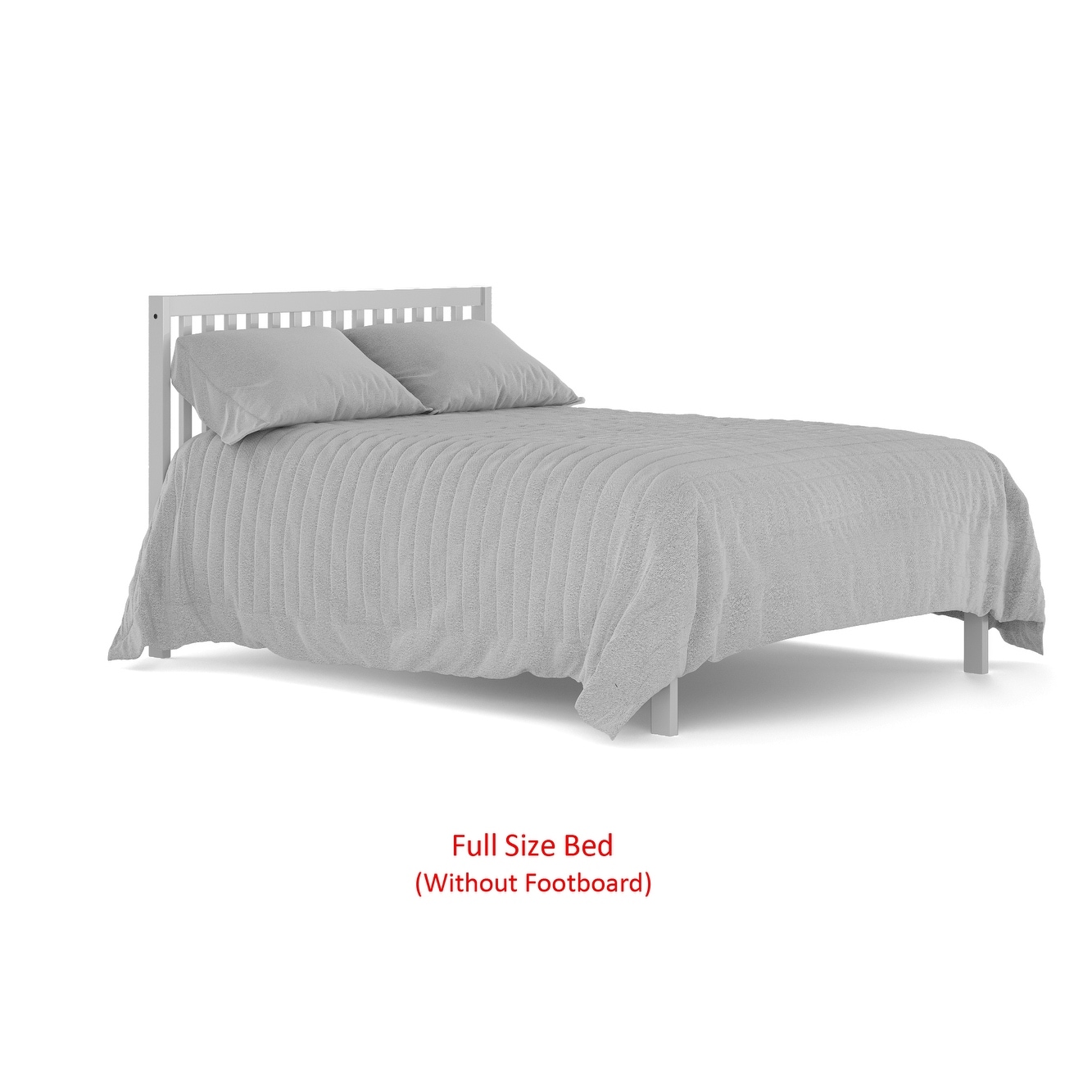 Convertible crib mattress size online