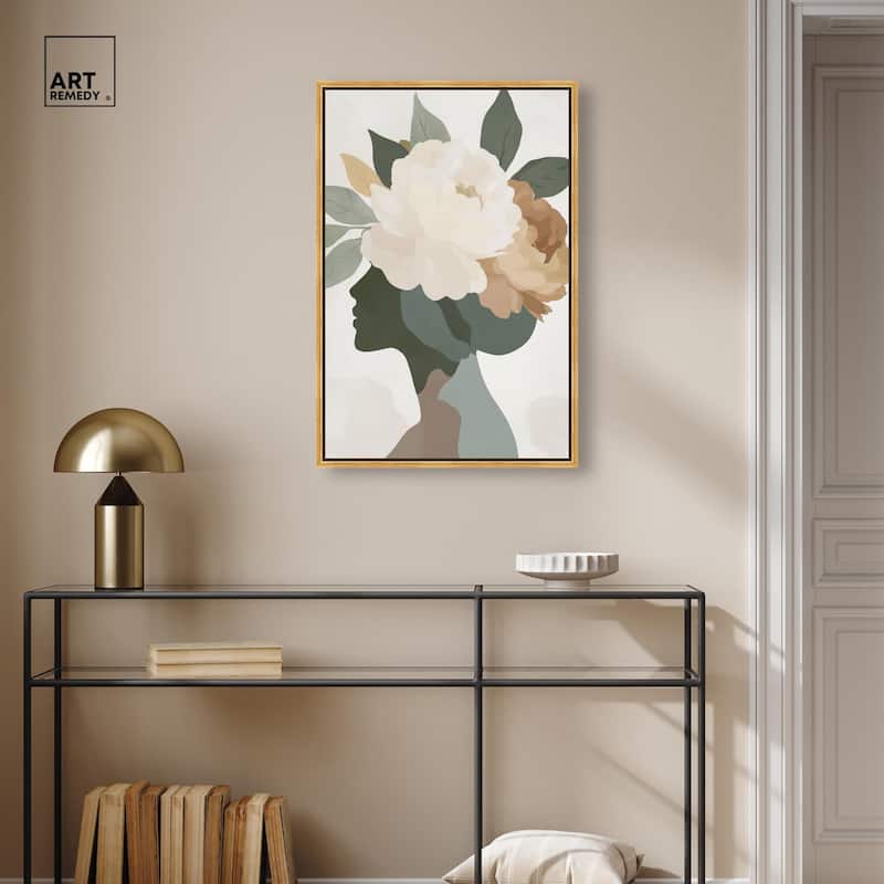 Floral Headpiece I Canvas by Art Remedy