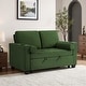 preview thumbnail 18 of 140, 3-in-1 Corduroy Sleeper Sofa Pull-Out Bed Convertible Adjustable Loveseat with USB Port Sofa - Green