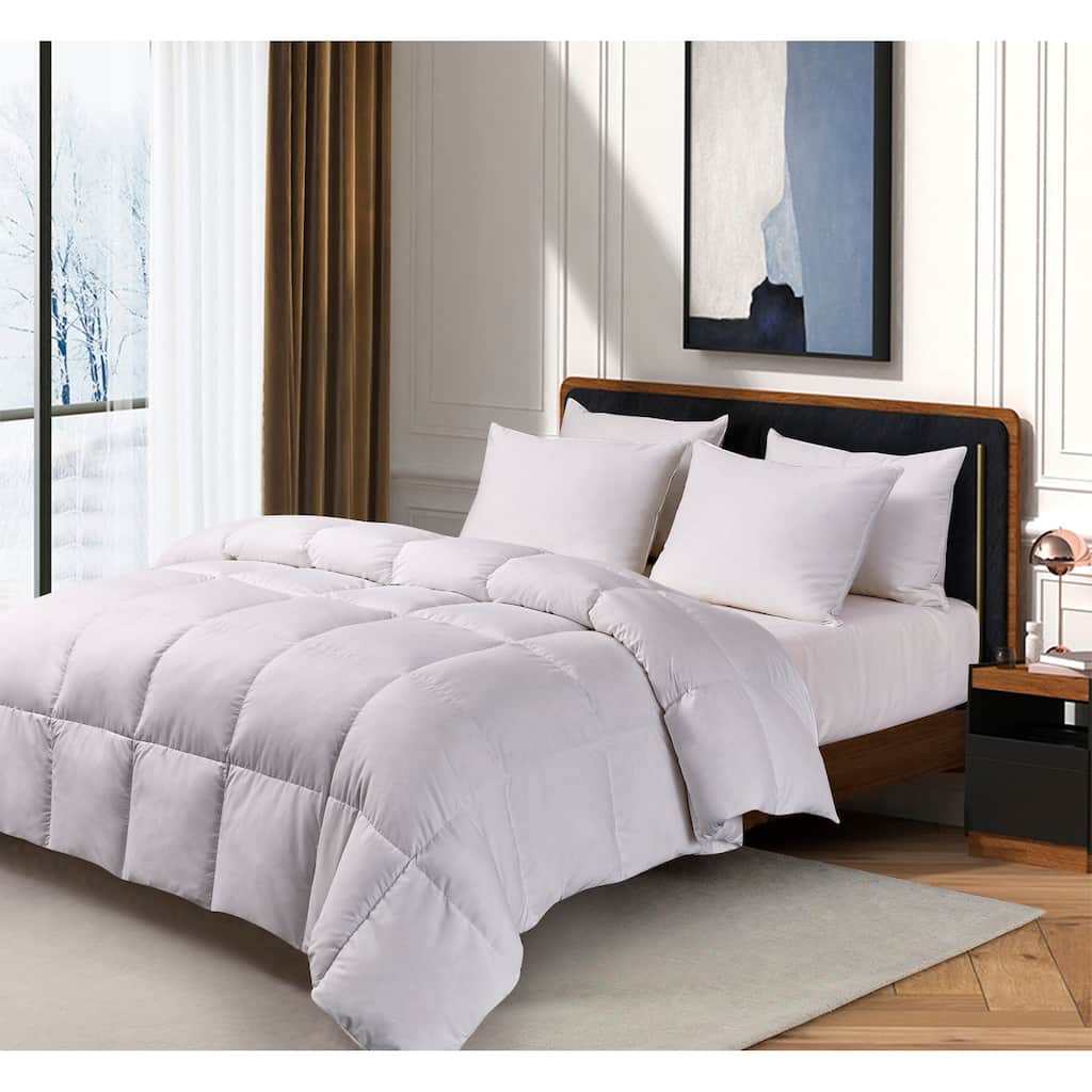 White Down and Feather Comforter