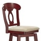 preview thumbnail 21 of 79, Eleanor Napoleon Back Wood Swivel Chair by iNSPIRE Q Classic