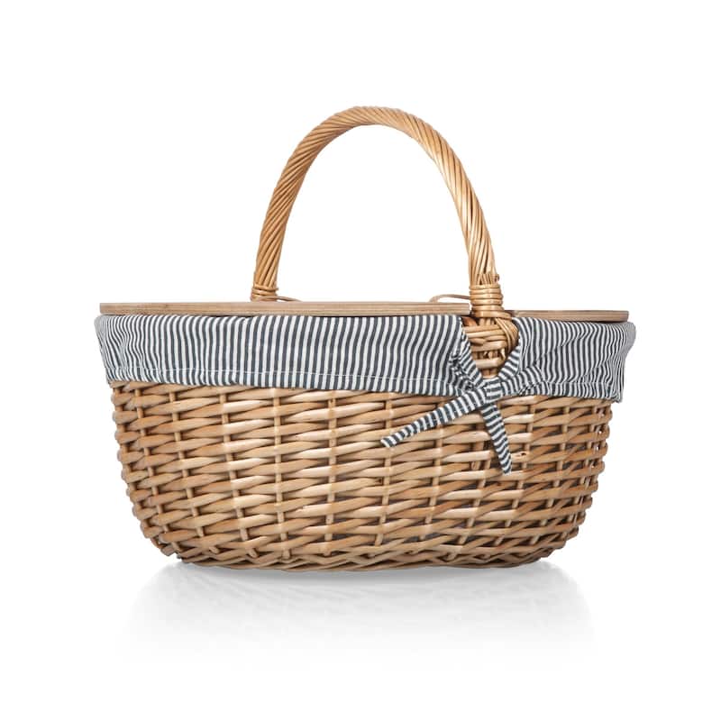 Picnic Time - Country Willow Picnic Basket - N/A