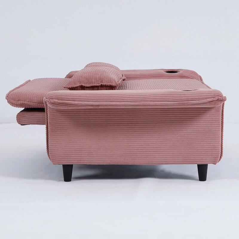 65.74-inch Adjustable Armrest and Backrest Multi-Functional Sofa Bed,Ideal for Bedrooms and Living Rooms