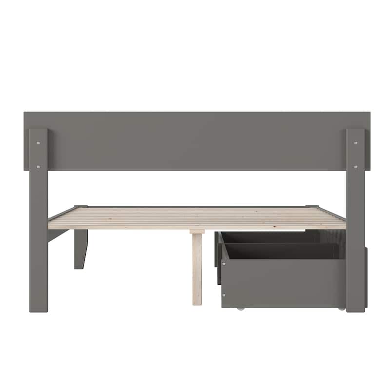 AFI Boston Platform Bed with Storage Drawers