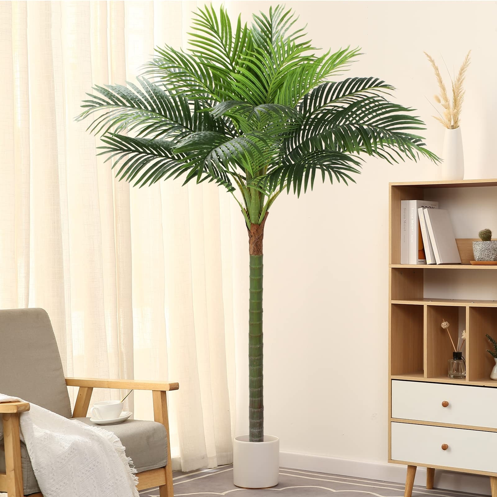 Palm Tree Artificial Tropical Plant 6FT Tall Faux Plants Indoor Fake Floor  Plants Decorative Palm Tree House Plants - Overstock - 40568754