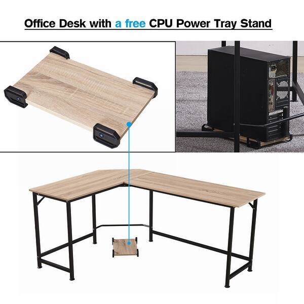 Shop Mcombo Office Desk L Shape Corner Computer Pc Latop Study