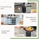 preview thumbnail 12 of 11, Electric Pressure Cooker, Upgraded 6 Quart/8 Quart 12-in-1 Multicooker, Stainless Steel Slow Cooker, Rice Cooker, Steamer, Sauté
