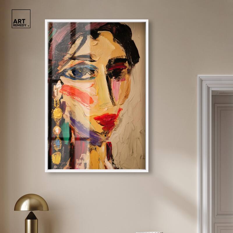 Colorful Expression I Shadowbox by Art Remedy