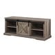 preview thumbnail 8 of 17, Walker Edison 48-inch Sliding Barn Door Bench