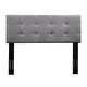 preview thumbnail 14 of 13, Mid-Rise Fabric Upholstered Panel Headboard