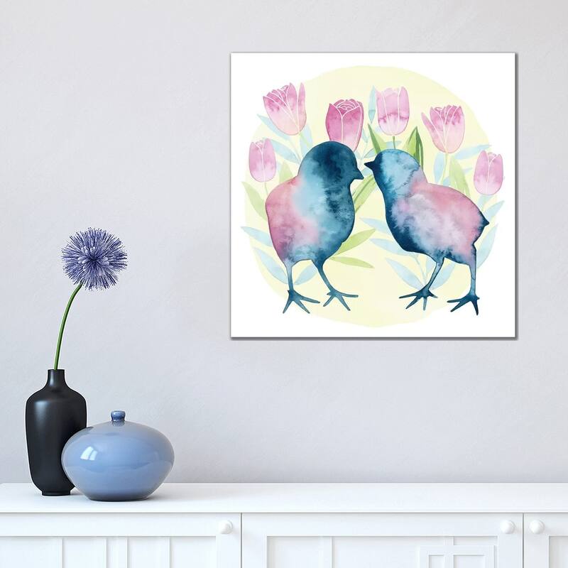iCanvas "Tulip Easter II" by Grace Popp Canvas Print - 18x18x1.5
